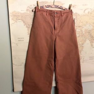 NEW Free People wide leg pants 28, Kamm style